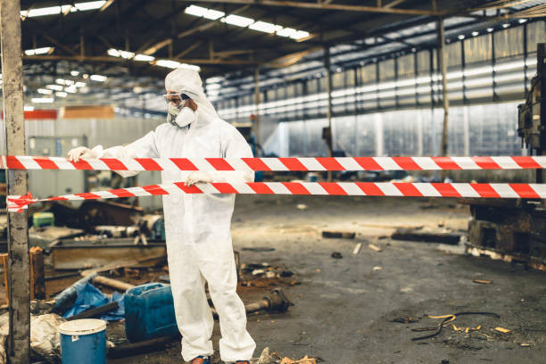 Professional Unattended Death Cleanup technician working in Elyria, OH